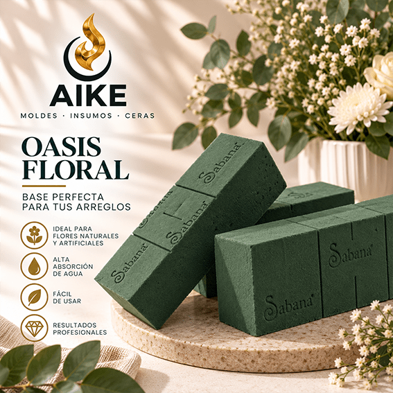 Oasis Floral de Alta Densidad para Arreglos y Decoración | AIKE - Aike Store