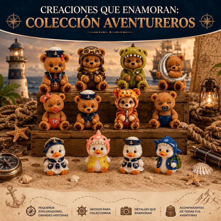 Moldes 3D de Silicona para Velas Colección Aventureros | AIKE STORE - Aike Store