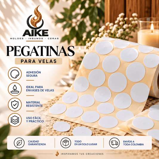 Adhesivos para Porta Pabilos | Pegatinas para Mechas de Velas | AIKE - Aike Store