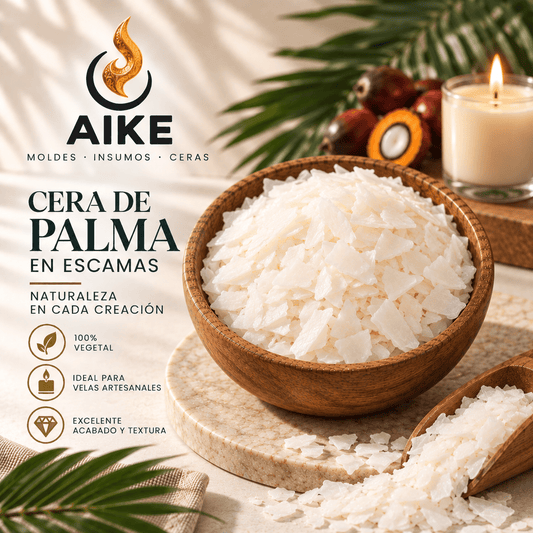 Cera de Palma para Velas Artesanales y Decorativas | Ideal para Velas Pilar y Decorativas - Aike Store