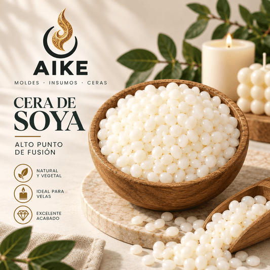Cera de Soya Alto Punto de Fusión para Velas | Cera Vegetal - Aike Store