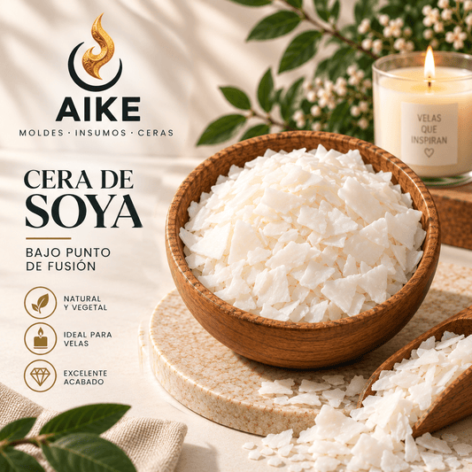 Cera de Soya Bajo Punto de Fusión para Velas | Cera Vegetal - Aike Store