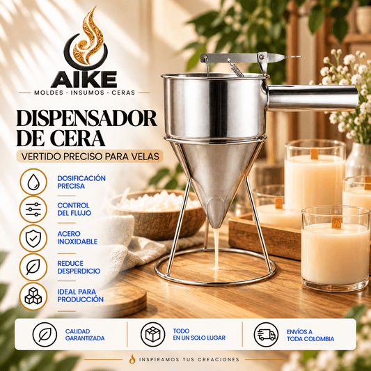 Dispensador de Cera para Velas | Dosificador Profesional de Precisión AIKE - Aike Store
