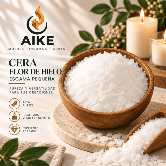 Flor de Hielo Escama Pequeña para Velas | Efecto Cristalizado - Aike Store
