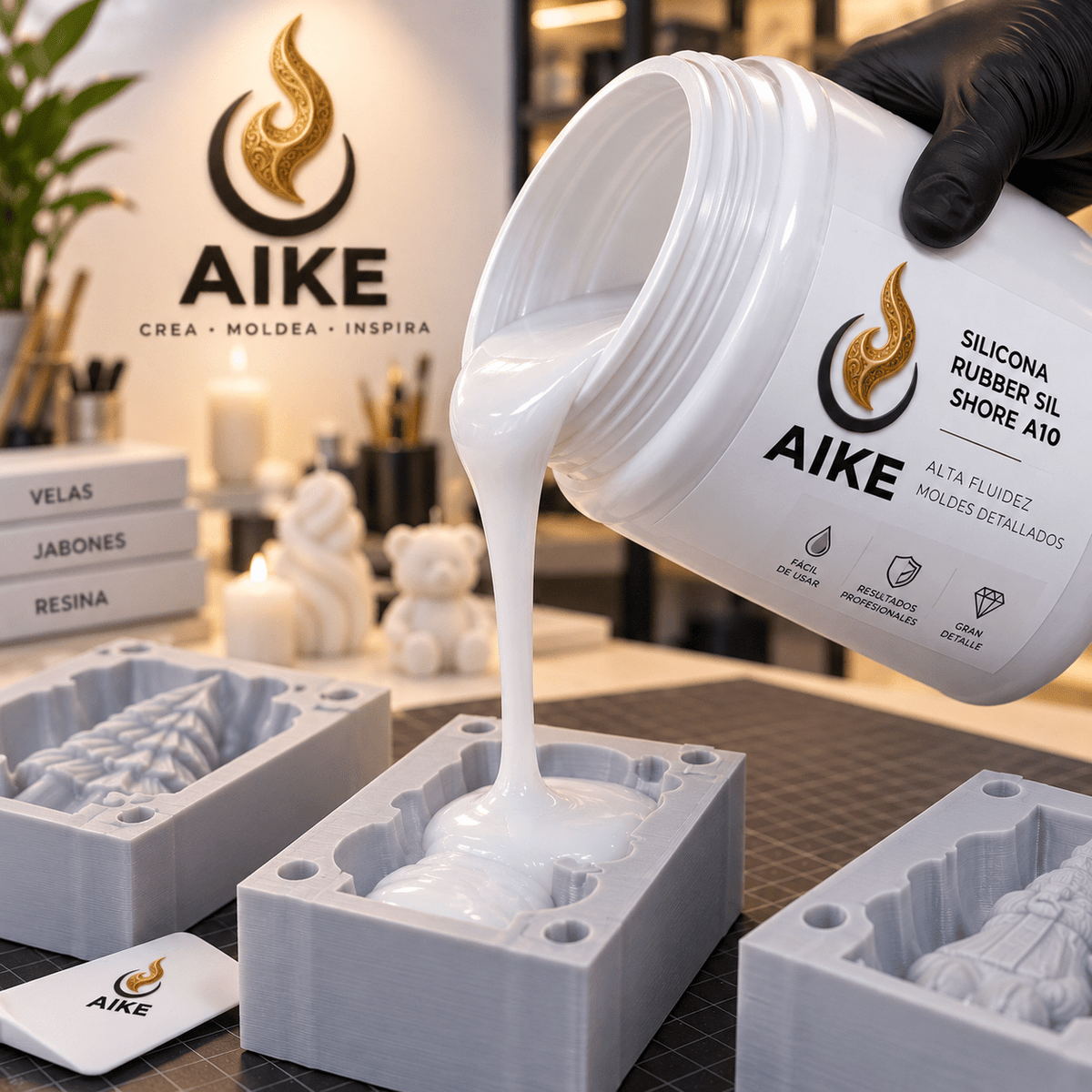 Rubbersil Silicona para Hacer Moldes | Caucho de Silicona de Alta Precisión - Aike Store